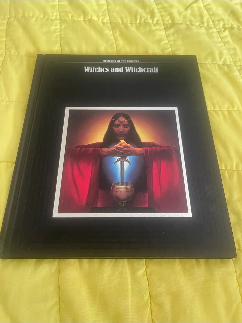 Witches and Witchcraft Hardcover Book - Black Cover with Red Artwork